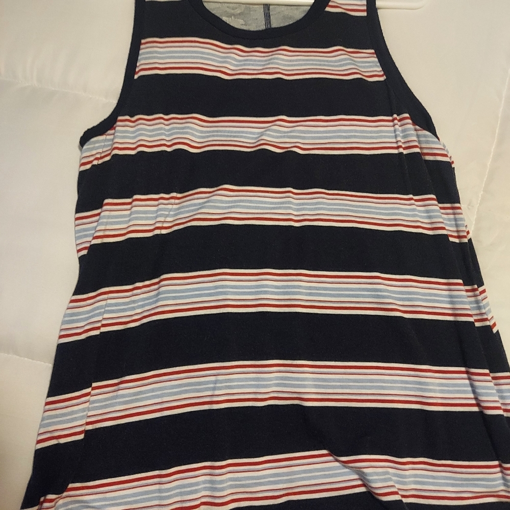 Womens striped tank top